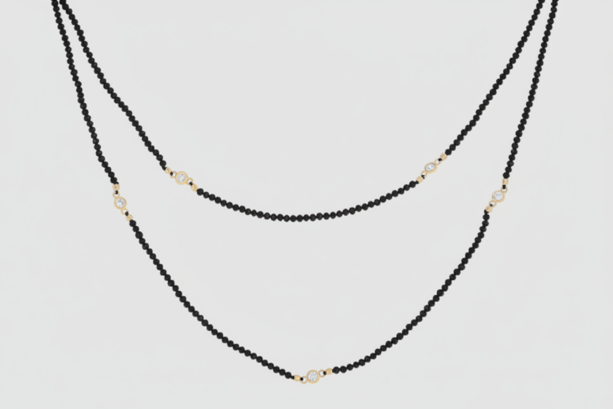 Obsidian Stone Necklace