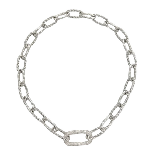 Hammered Rope Chain