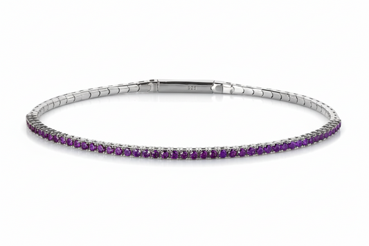 February Birthstone Flex Bracelet